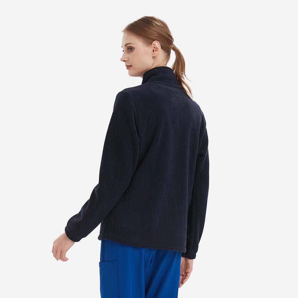 Fleece jacket, back view